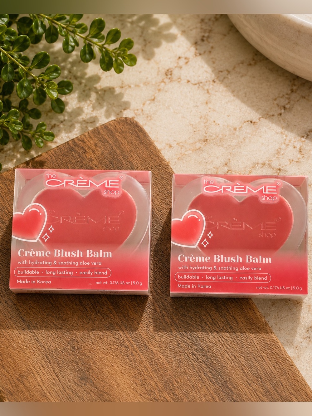 2 Pink Crème Blush Balm - Hydrating Cream Blush